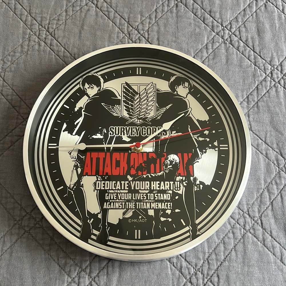 Attack on Titan Clock